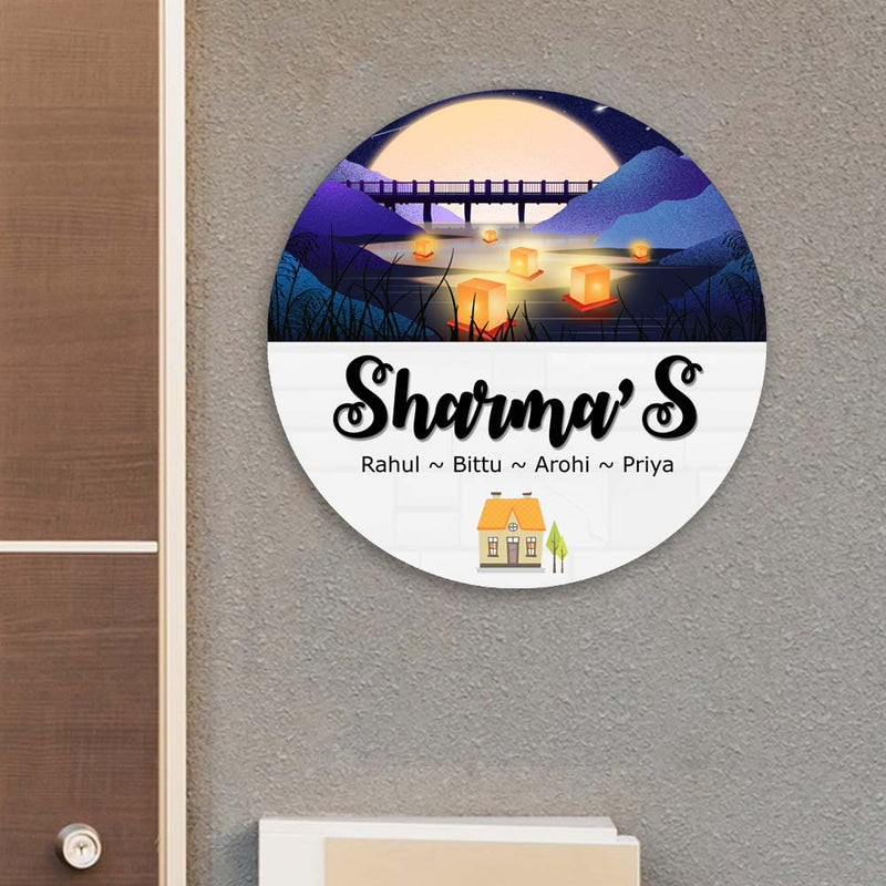 Customized Sublimation Home Name Plates