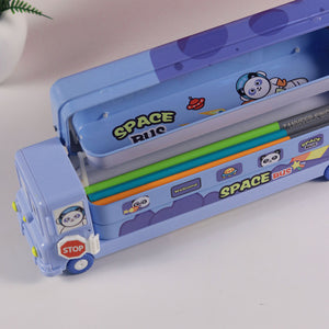 Personalized Space Bus Pencil Box