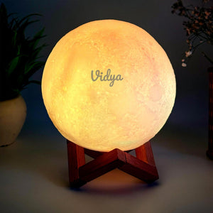 Customized 3d Moon Color Changing Lamp