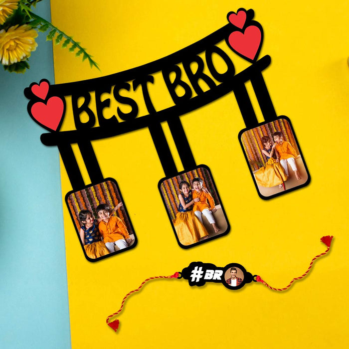 Photo Collage frame- Raksha Bandhan Frame for Brother | Love  Craft Gifts