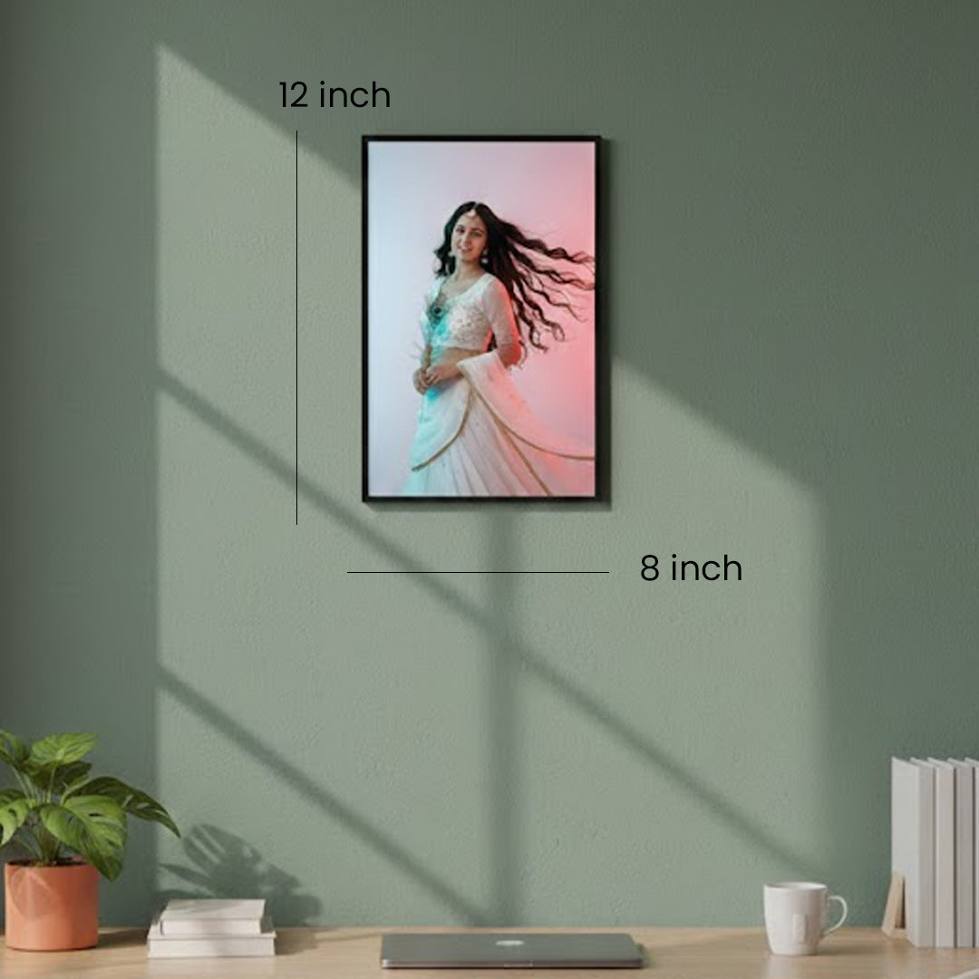 Radha & Sakhi Design Wall Frame – Multiple Sizes Available | Love Craft Gifts