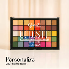 Customized Glam21 Celeste Professional Eyeshadow Palette – 40 Colors
