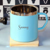 Personalized Stainless Steel Coffee Mug With Handle