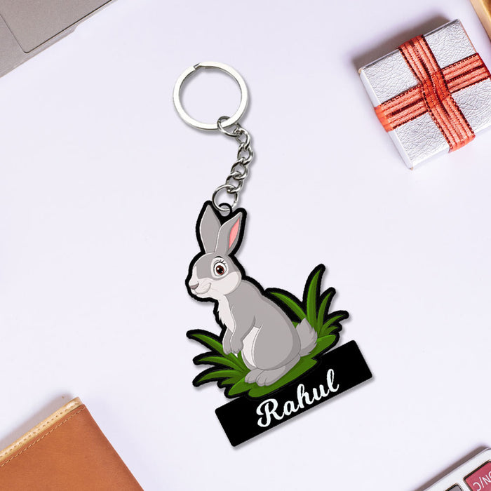 Animal Keychain With Name | Love Craft Gifts