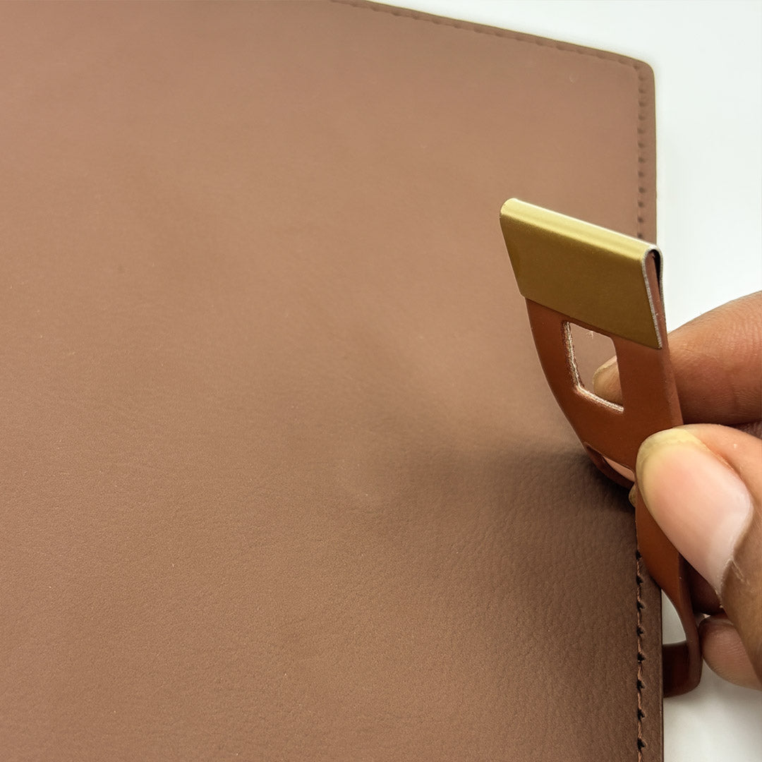 Personalized Brown Lock Diary