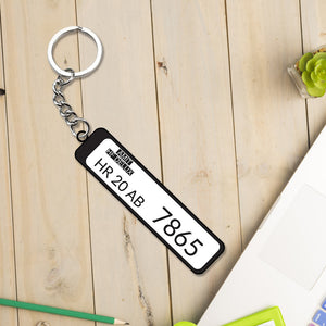Number Plate Keychain | Love Craft Gifts