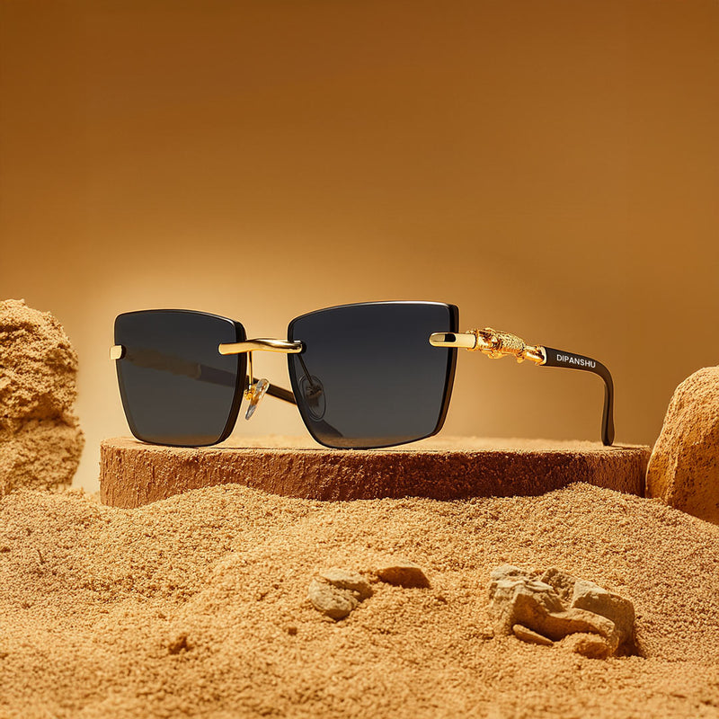 Personalized Luxury Rimless Sunglasses