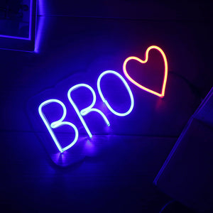 Bro Neon Light Frames