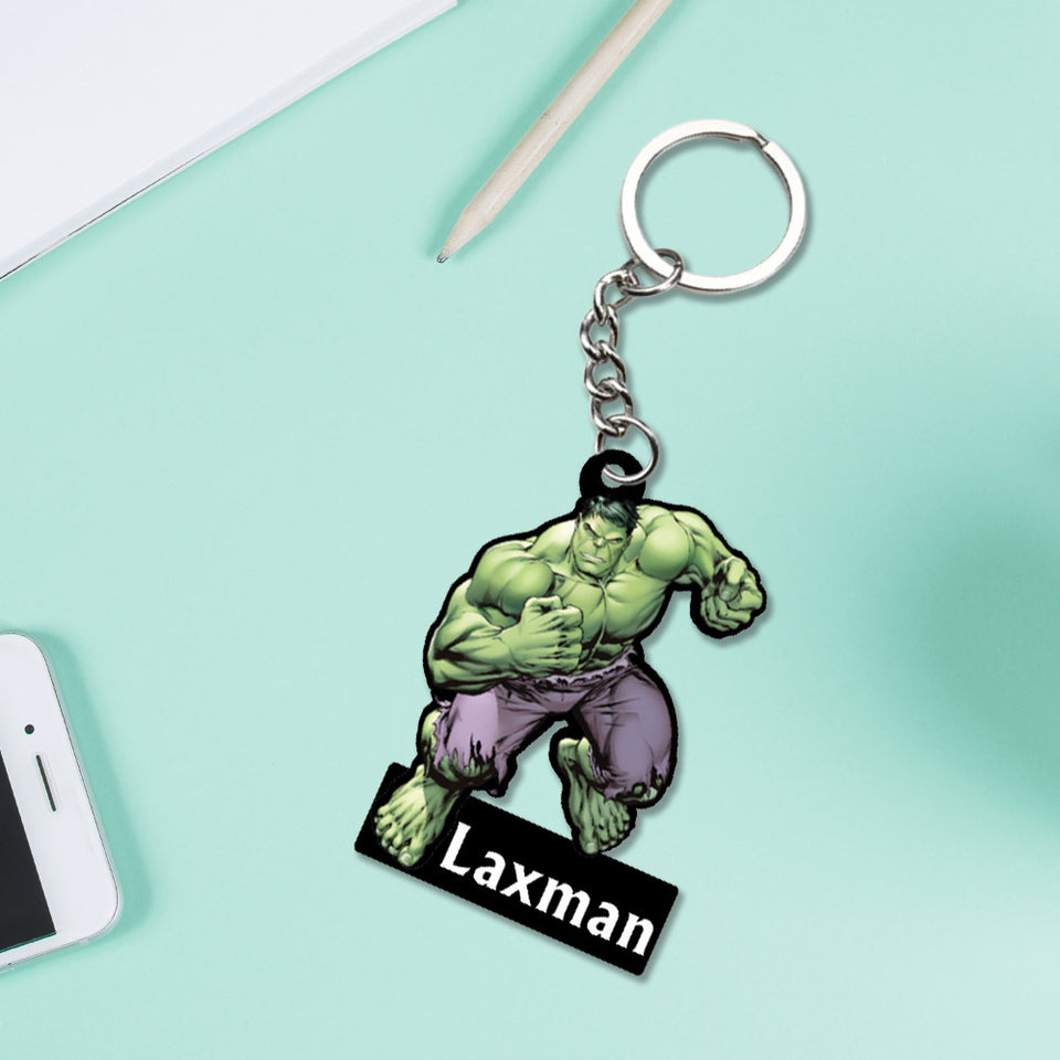 Avengers Keychain With Name | Love Craft Gifts