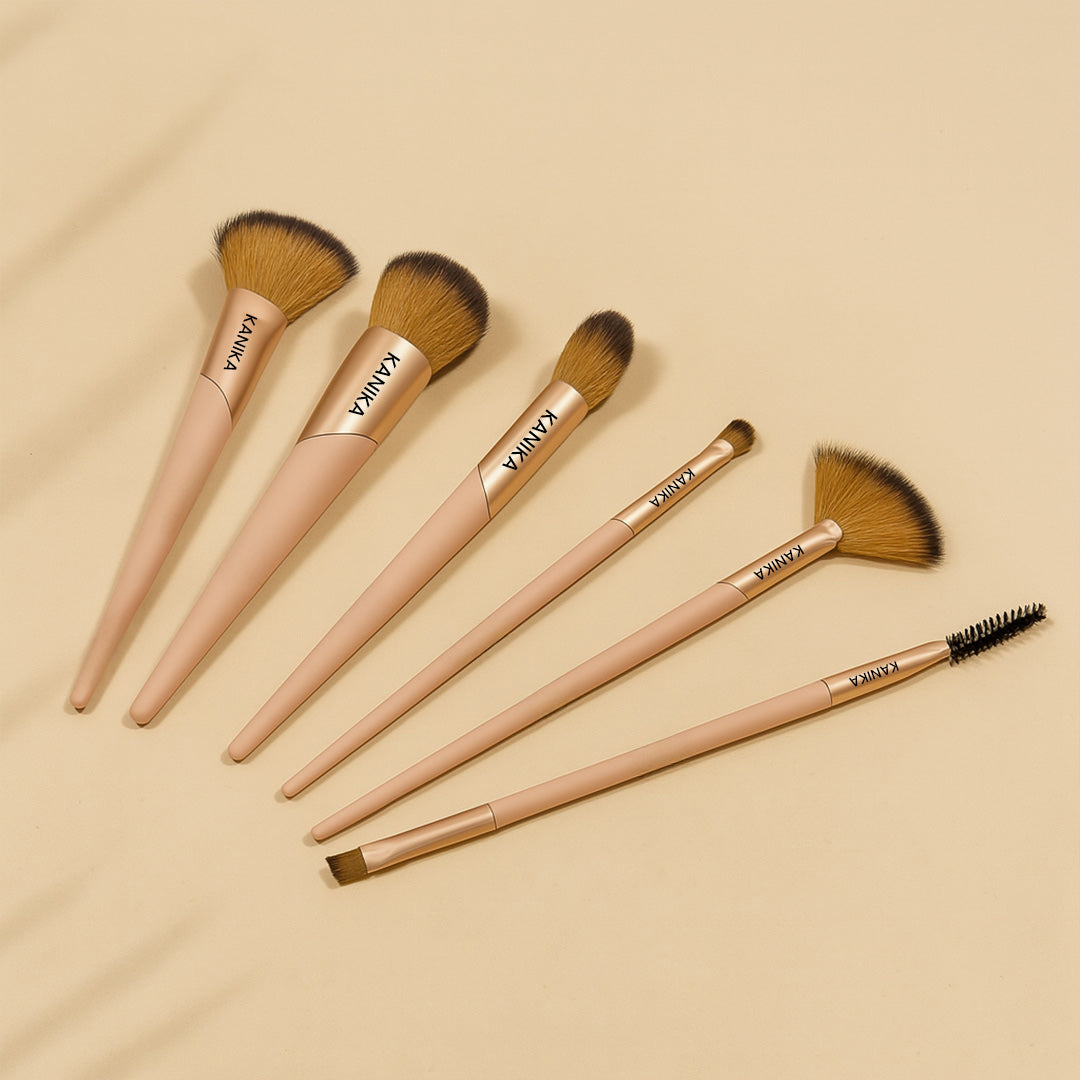 Glam 21 Makeup Brushes- Set of 6