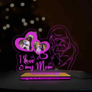 3D Acrylic Multi-Led Table Lamp For Mother's Day