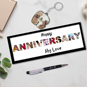 Happy Anniversary Frame With Wallet and Pen | Love Craft Gifts