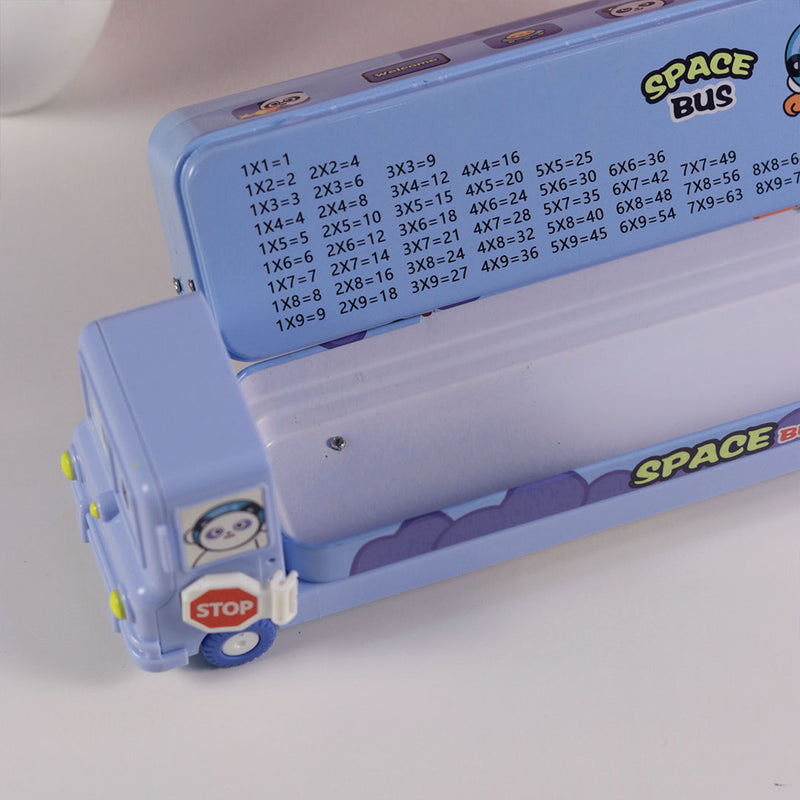 Personalized Space Bus Pencil Box