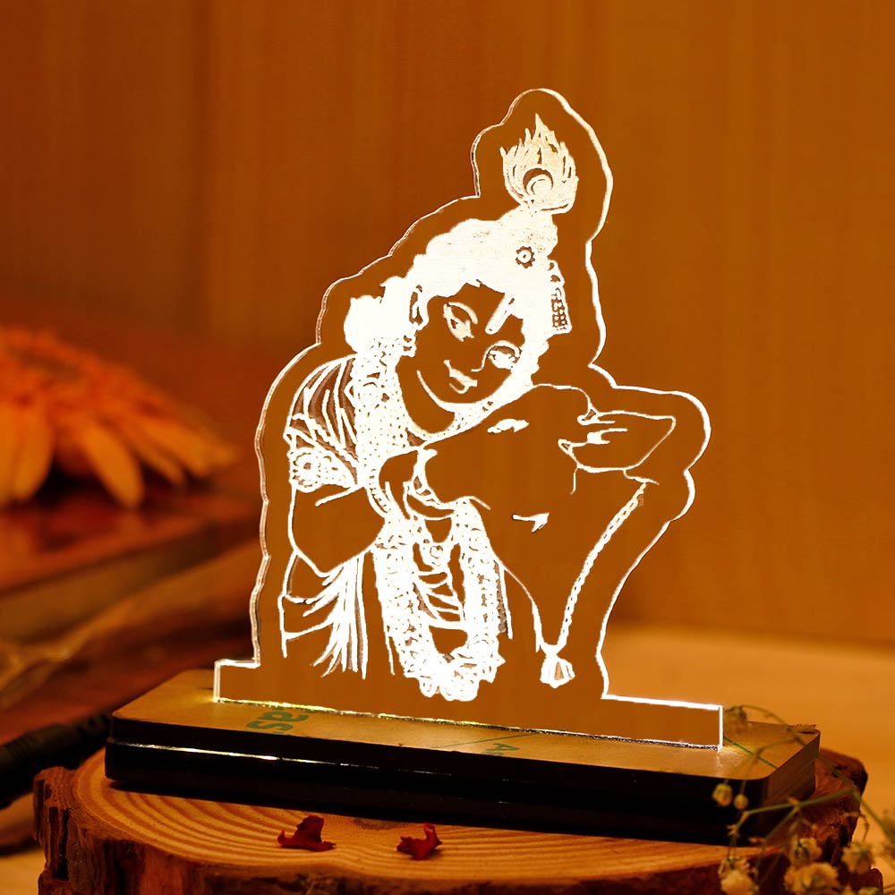 Krishna ji Car Dashboard Lamp | love craft gift