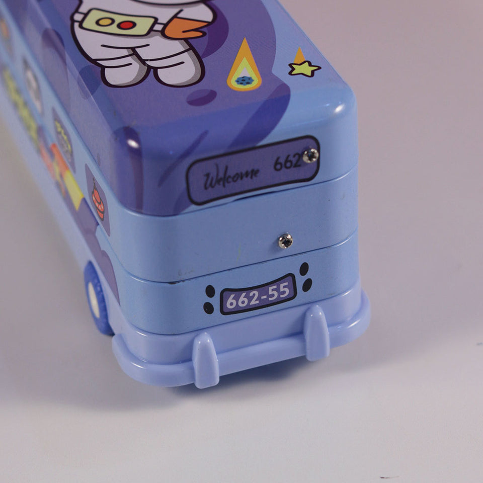 Personalized Space Bus Pencil Box