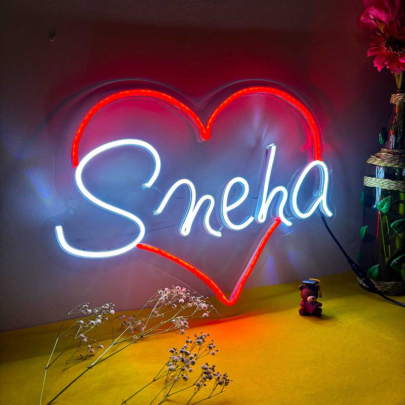 Personalized Neon Lights for a Magical Valentine’s Day