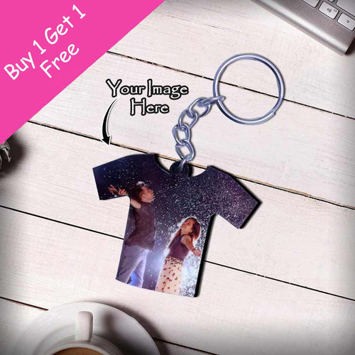 Personlized Photo Wooden Keychain