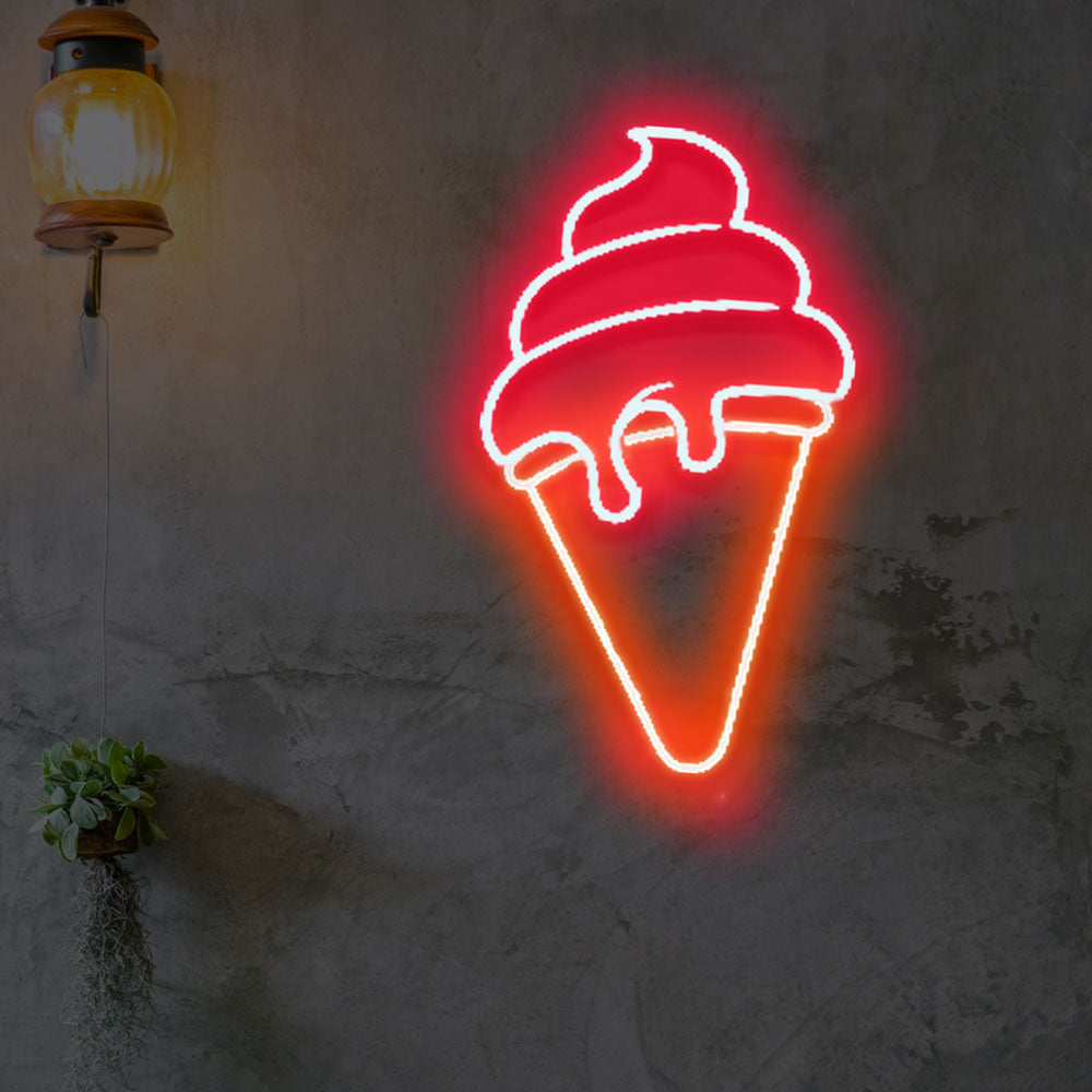 Ice Cream Neon Sign Light