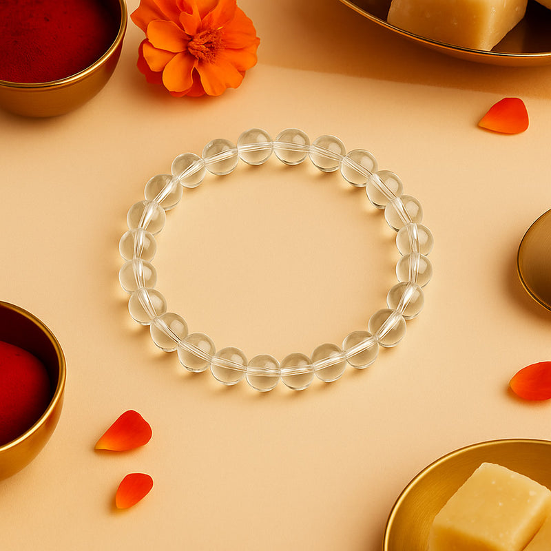 Clear Quartz Crystal Bracelet