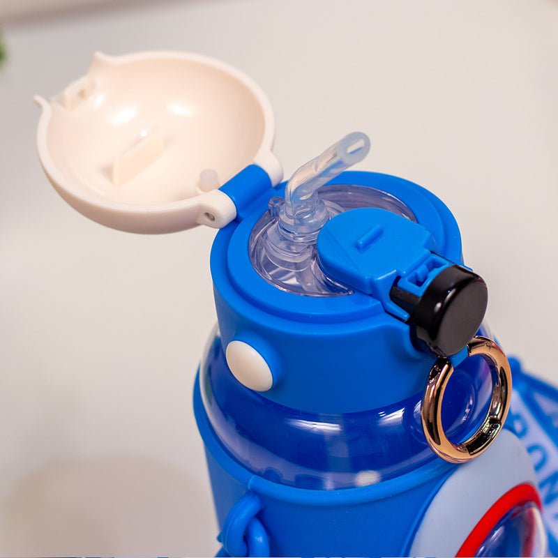 Rocket-Themed Kids Water Bottle