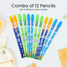 Personalized Space & Ocean Pencil With Eraser -Set of 12