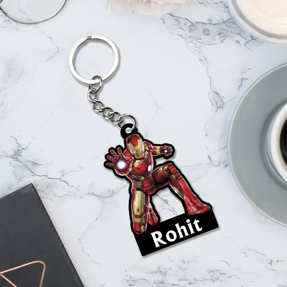 Avengers Keychain With Name | Love Craft Gifts
