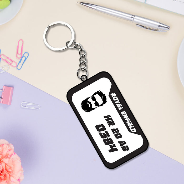 Number Plate Keychain | Love Craft Gifts