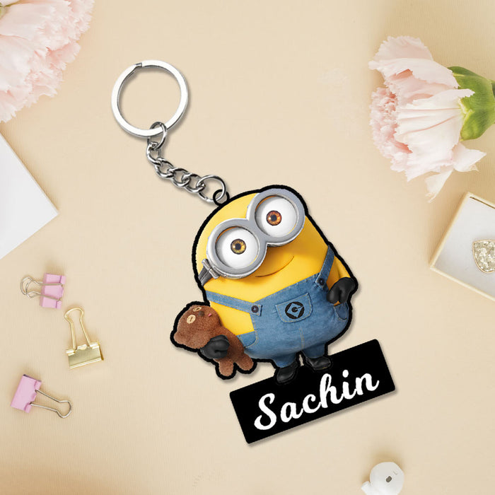 Minion Keychain With Name| Love Craft Gifts