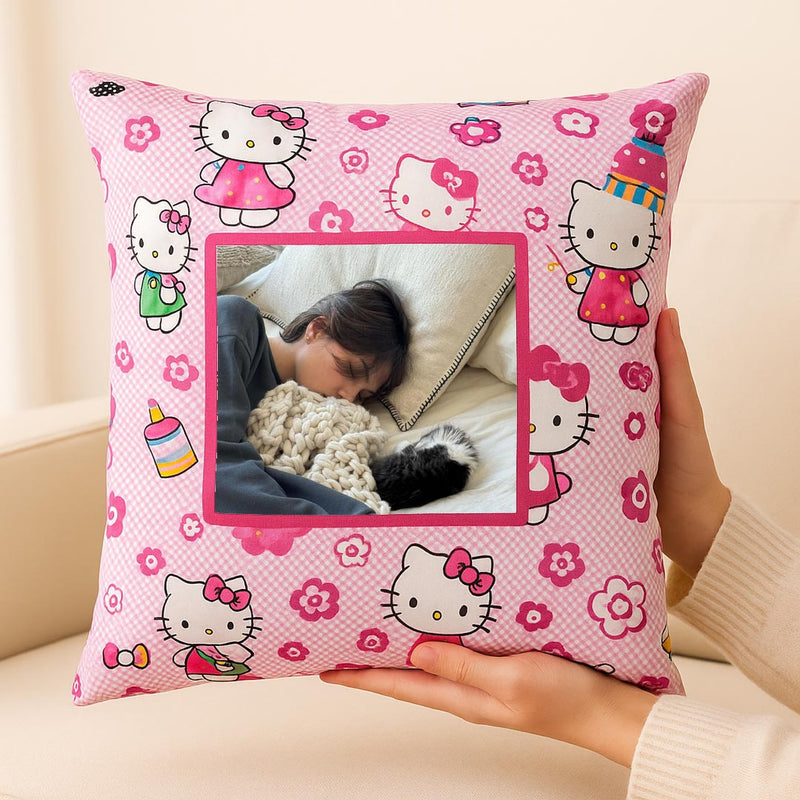 Personalized Cartoon Cushion with Photo