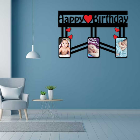 Happy birthday Frame -Birthday Gift | 8 x12 inch | Love Craft Gifts