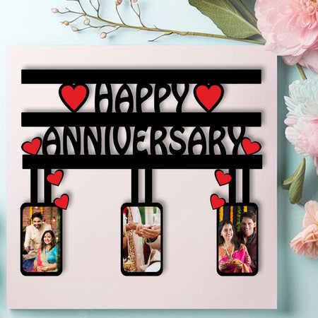 Wedding Anniversary Frame, Pen & Keychain Gift Combo | Love Craft Gifts