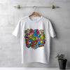 Men's White Doodles T-Shirt | Love Craft Gifts