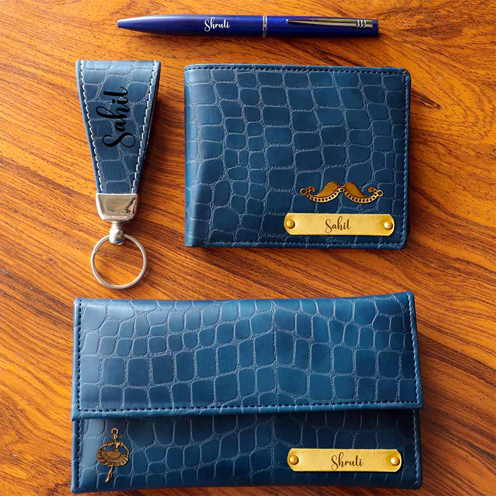 Crocodile Leather Corporate Combo Gift Set | Love Craft Gifts