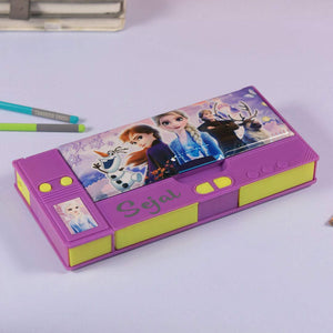 Personalized Elsa and Princess Anna Sisters Pencil Box