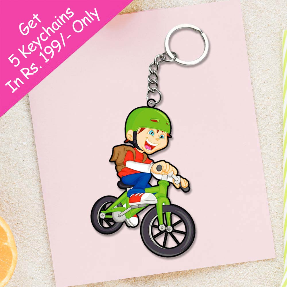 Cycle Keychain - love craft gift