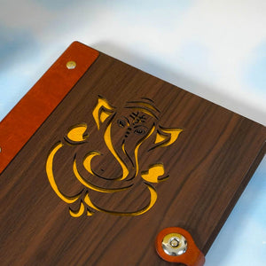 Exclusive Ganesha Diary With Flip Strap Closure