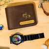 Customized Men's Wallet & Watch Combo