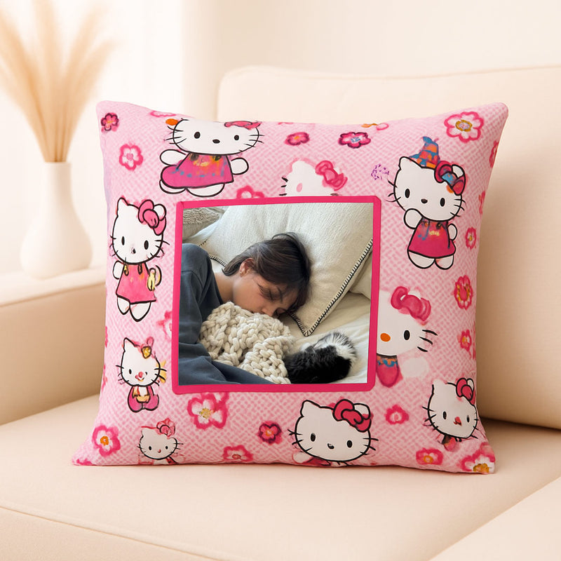 Personalized Cartoon Cushion with Photo