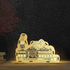 Ayodhya Ram Mandir Wooden Lamp | Love Craft Gifts
