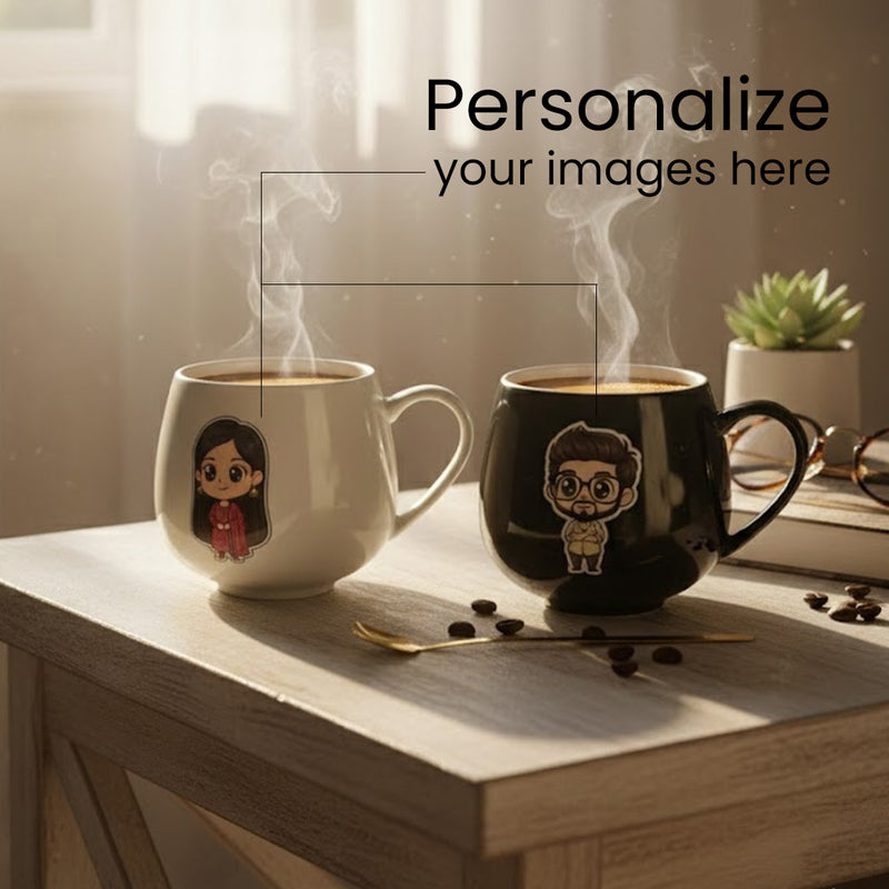 Forever Sips – Personalized Couple Mugs