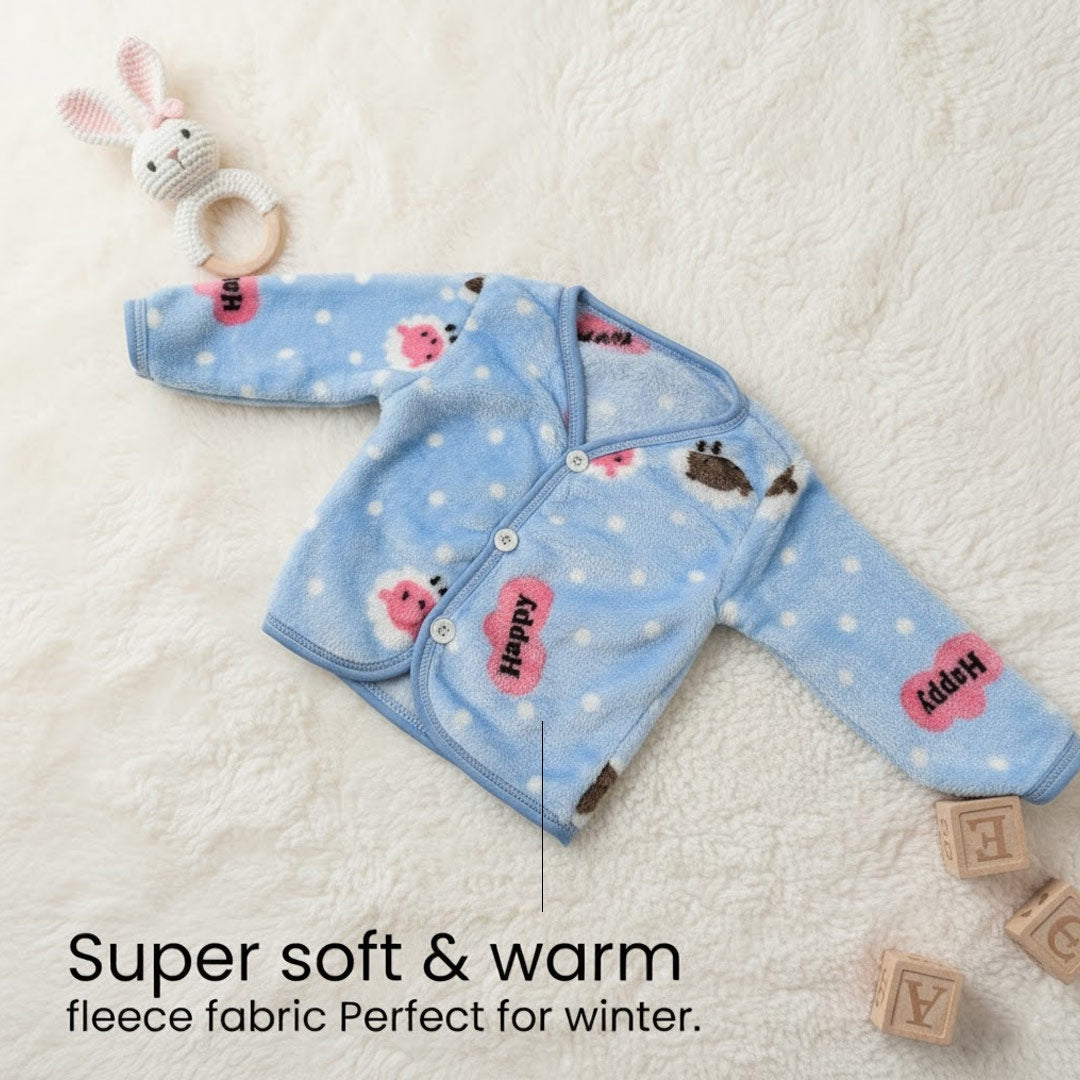 Baby Winter Fleece Clothing Set (4-Piece)