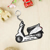 Scooty Keychain With Name | Love Craft Gifts