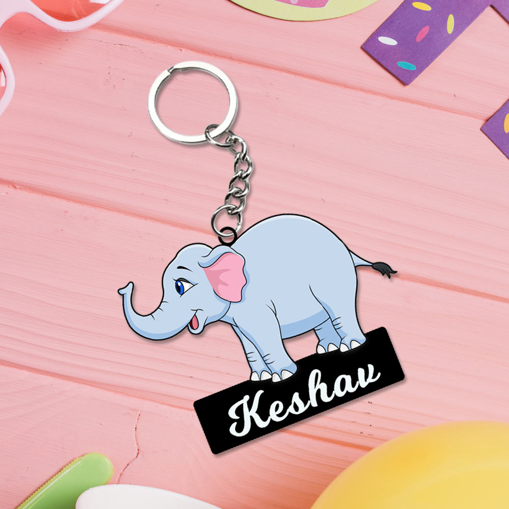 Animal Keychain With Name | Love Craft Gifts