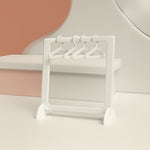 Mini White Acrylic Hangers with Stand | Love Craft Gifts