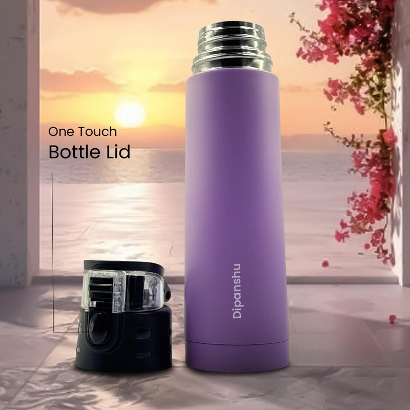 Personalized Milton Atlantis 600 Thermosteel Bottle - Hot & cold Water Bottle