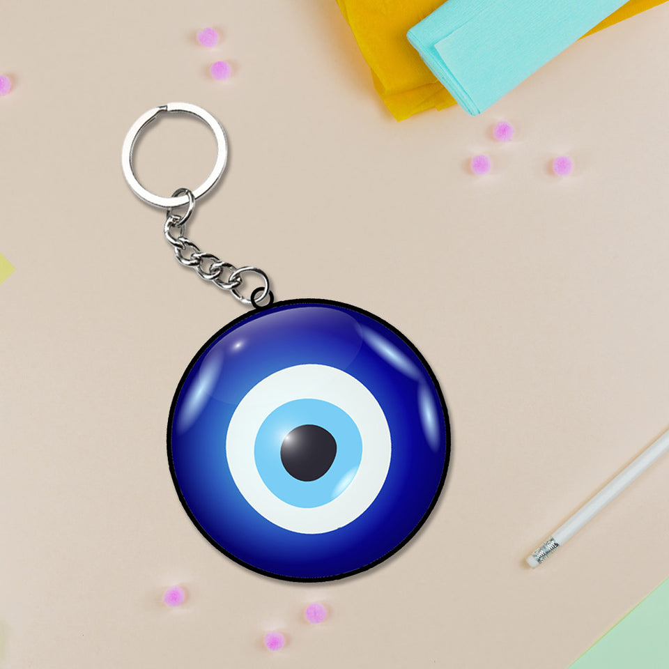 Evil Eye Keychain | Good Luck Charm Keychain | Love Craft Gifts