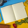Customized White Diary With Rubber Band