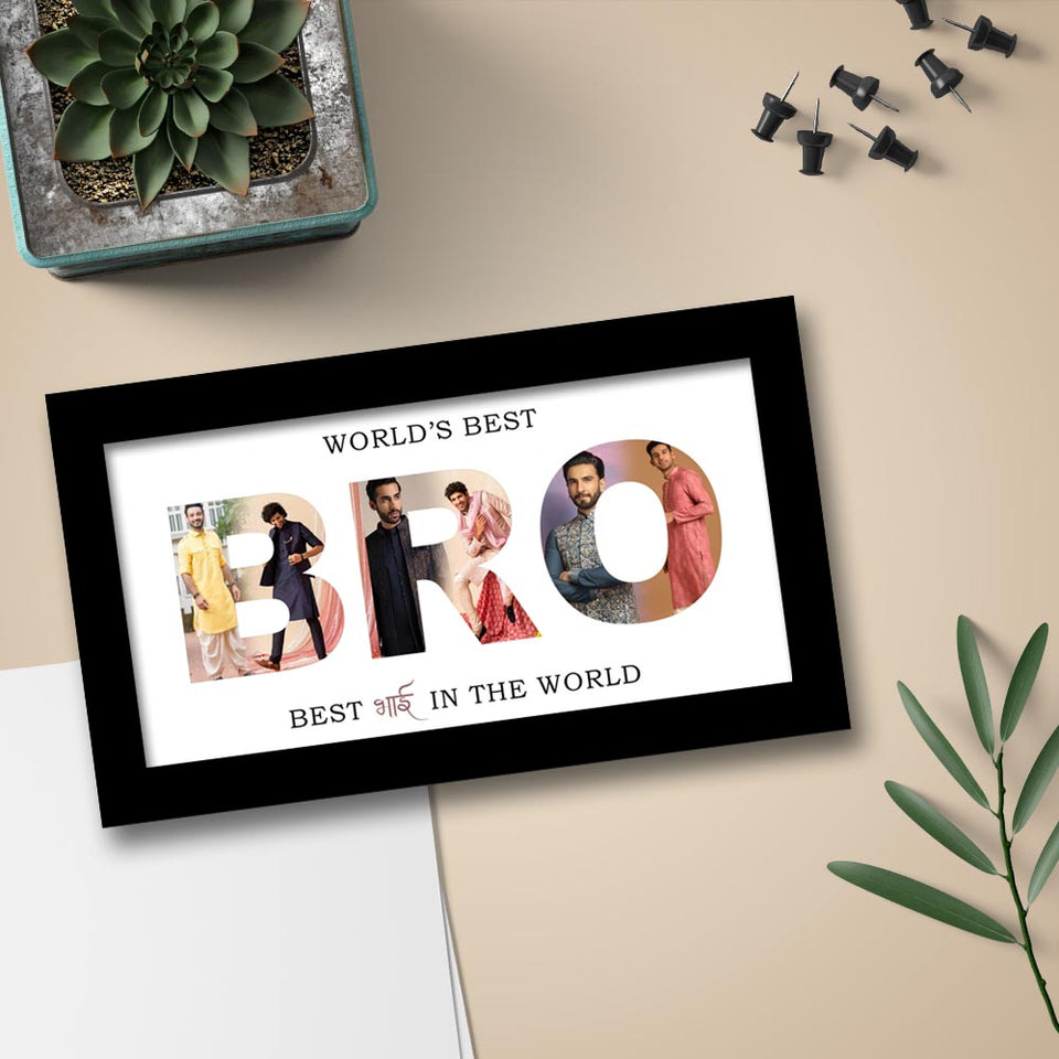BRO– Photo Collage Frame for Brother | Love Craft Gifts