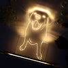 3D ACRYLIC LED TABLE DOG LAMP