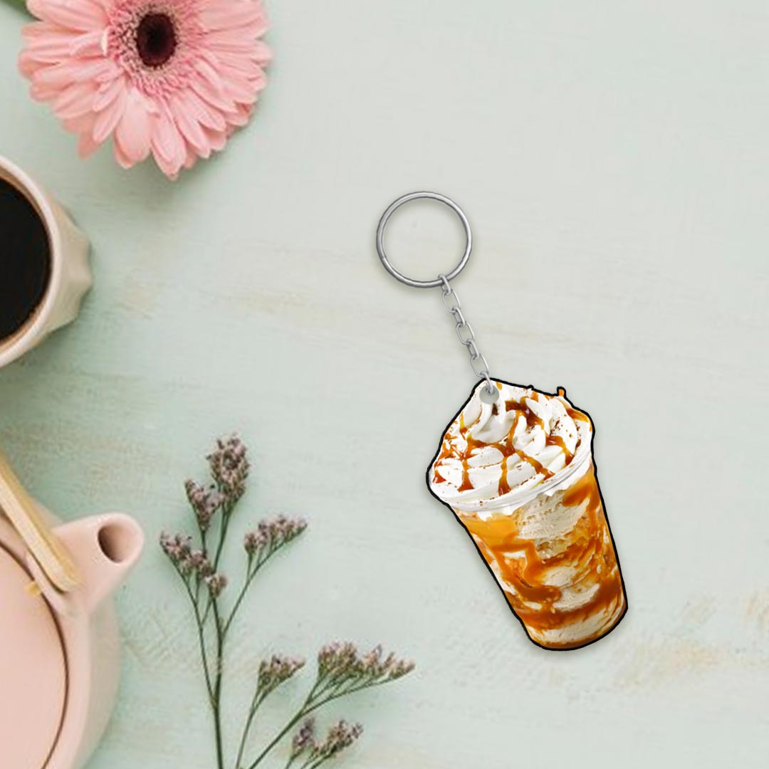 Mini Milkshake Keychains Ice Cream and Milkshake Keychain | Love Craft Gifts - love craft gift